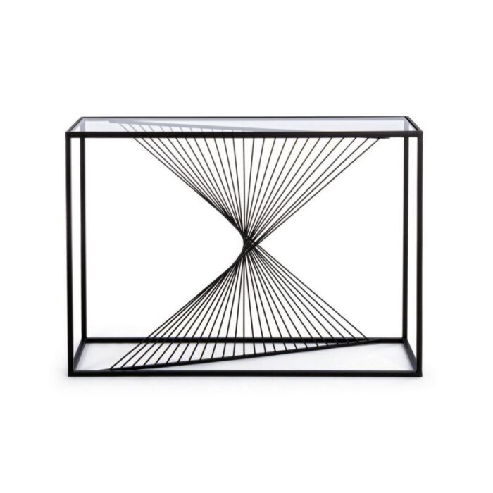 bizzotto-consolle-espiral-nera-107x30cm
